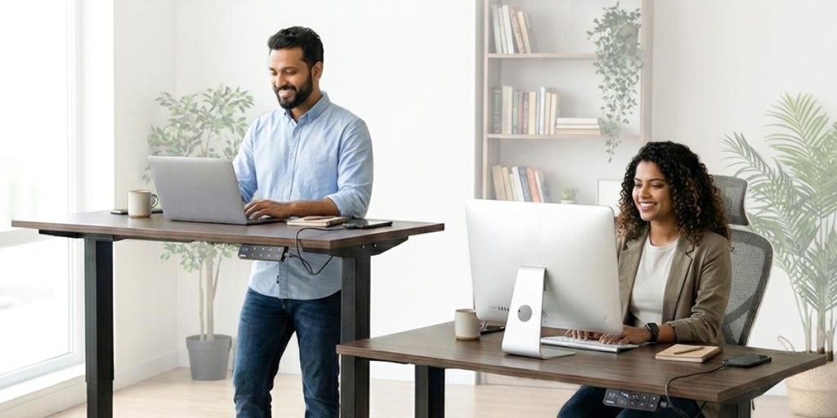 Affordable Ergonomic Office Furniture in India: Fittrock Standing Desks Start at ₹16,990
