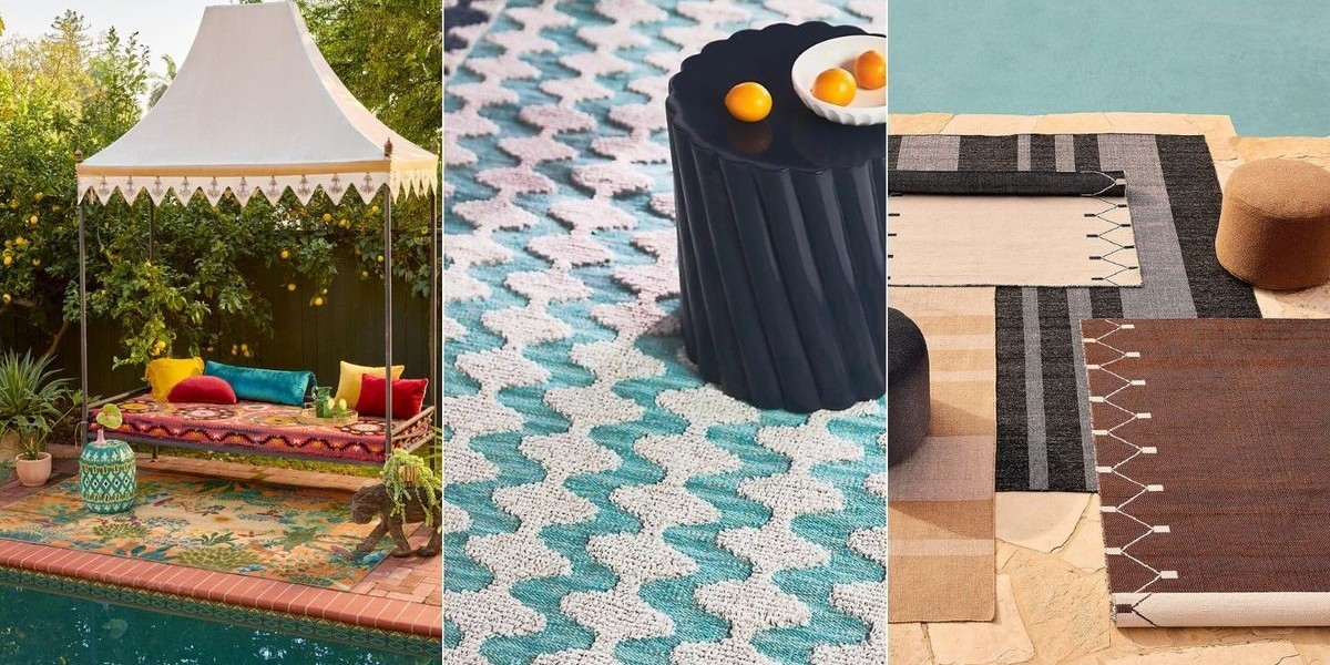 Brighten Outdoor Spaces with Colorful Outdoor Rugs