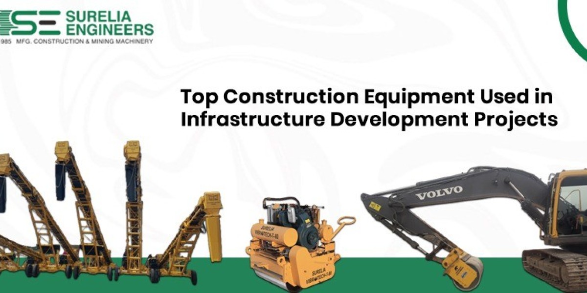 Top Construction Equipment Used in Infrastructure Development Projects