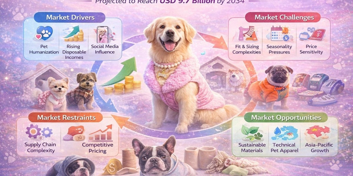 Global Dog’s Fashion Market to Reach USD 9.7 Billion by 2034, Growing at 5.3% CAGR