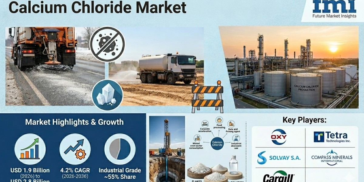 Calcium Chloride Market Strategic Outlook: Infrastructure Demand and Industrial Growth (2026–2036)