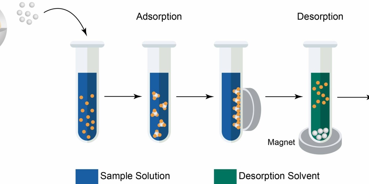Magnetic Solid-Phase Extraction Particles for Efficient Sample Preparation