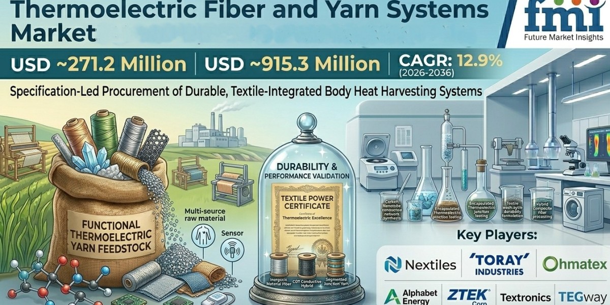 Thermoelectric Fiber and Yarn Systems for Wearable Energy Harvesting Market Expansion and Industry Growth Analysis (2026