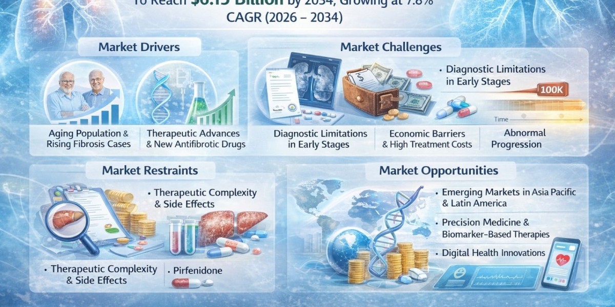 Global Antifibrotic Drug Market to Reach USD 6.15 Billion by 2034, Growing at 7.8% CAGR