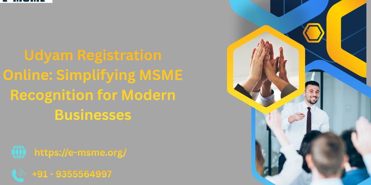 Udyam Registration Online: Simplifying MSME Recognition for Modern Businesses