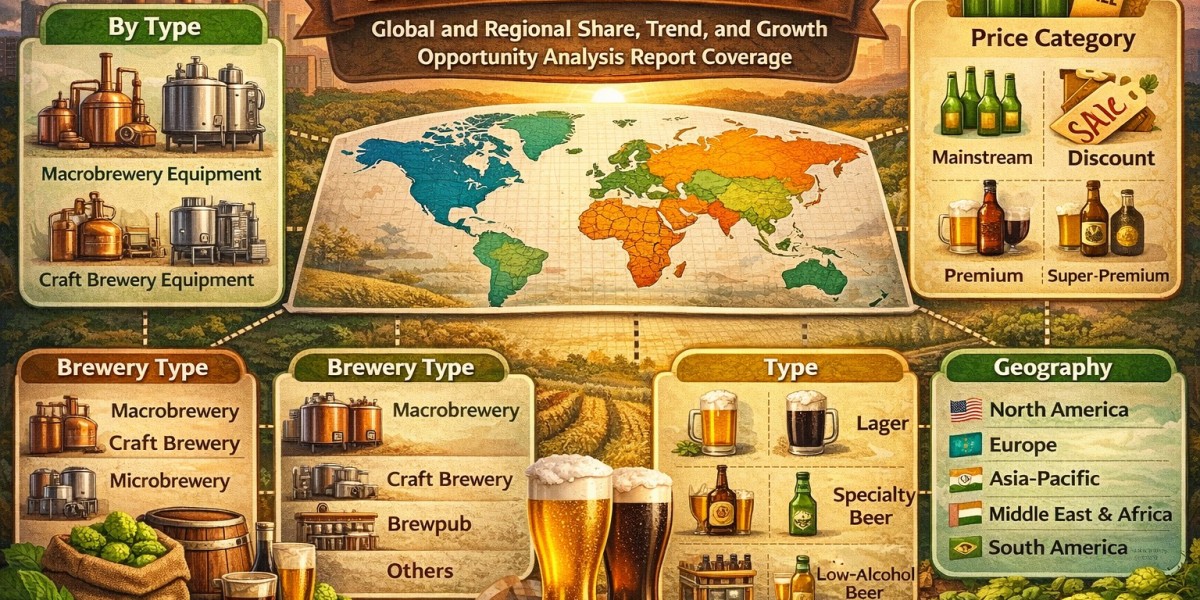 Global Beer Processing Market Trends, Growth Drivers, and Industry Outlook