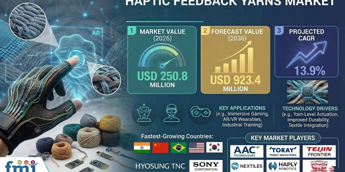 Haptic Feedback Yarns Market Size, Demand Trends and Forecast Outlook (2026–2036)