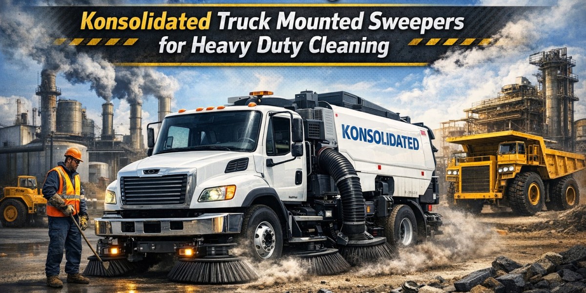 Industrial Cleaning Matters: Konsolidated Truck Mounted Sweepers for Heavy Duty Cleaning