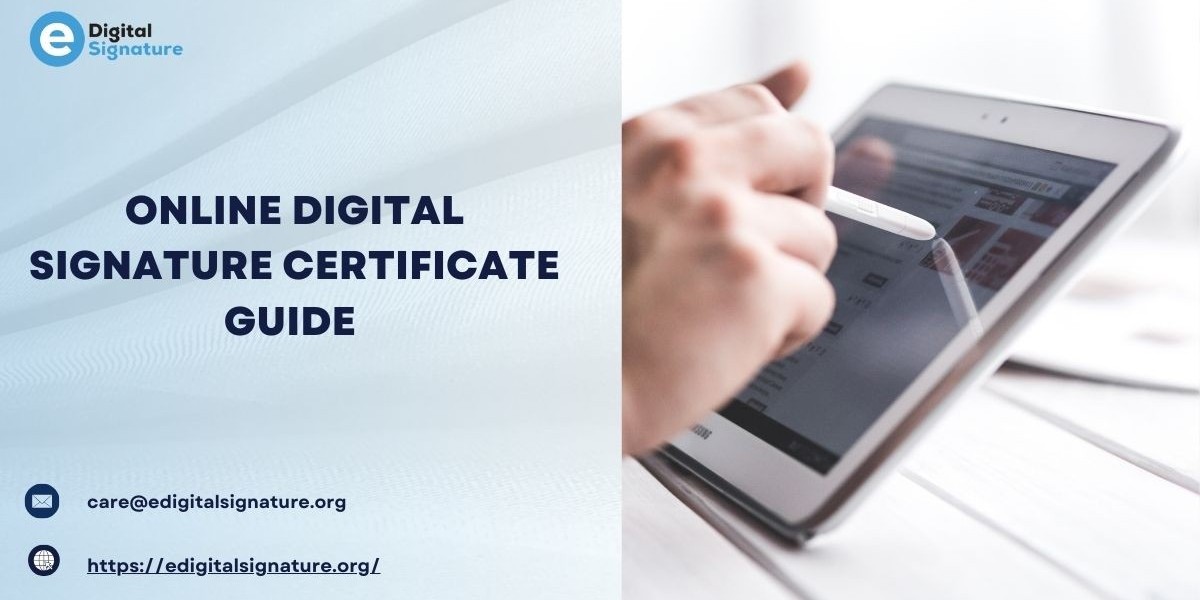Online Digital Signature Certificate Guide