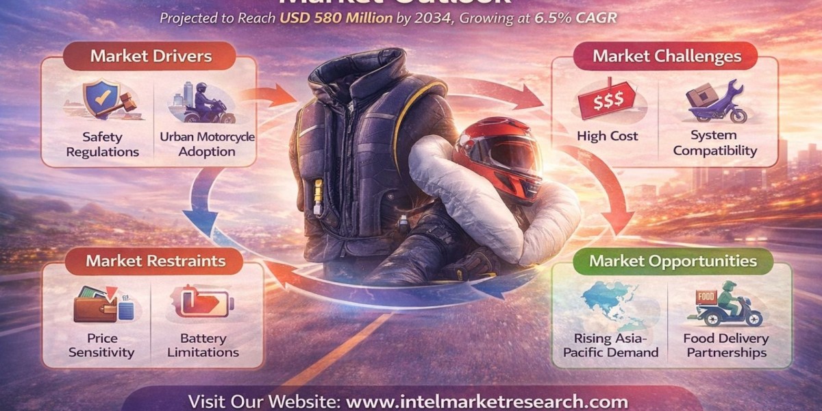 Global Motorcycle Airbags and Airbag Vests Market to Reach USD 580 Million by 2034, Growing at 6.5% CAGR