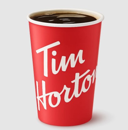 Tim Horton Menu