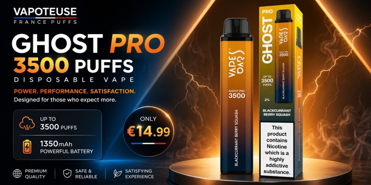 Ghost Pro 3500 Puffs Wegwerp Vape: de compacte en krachtige disposable voor dagelijks gebruik en intense smaken
