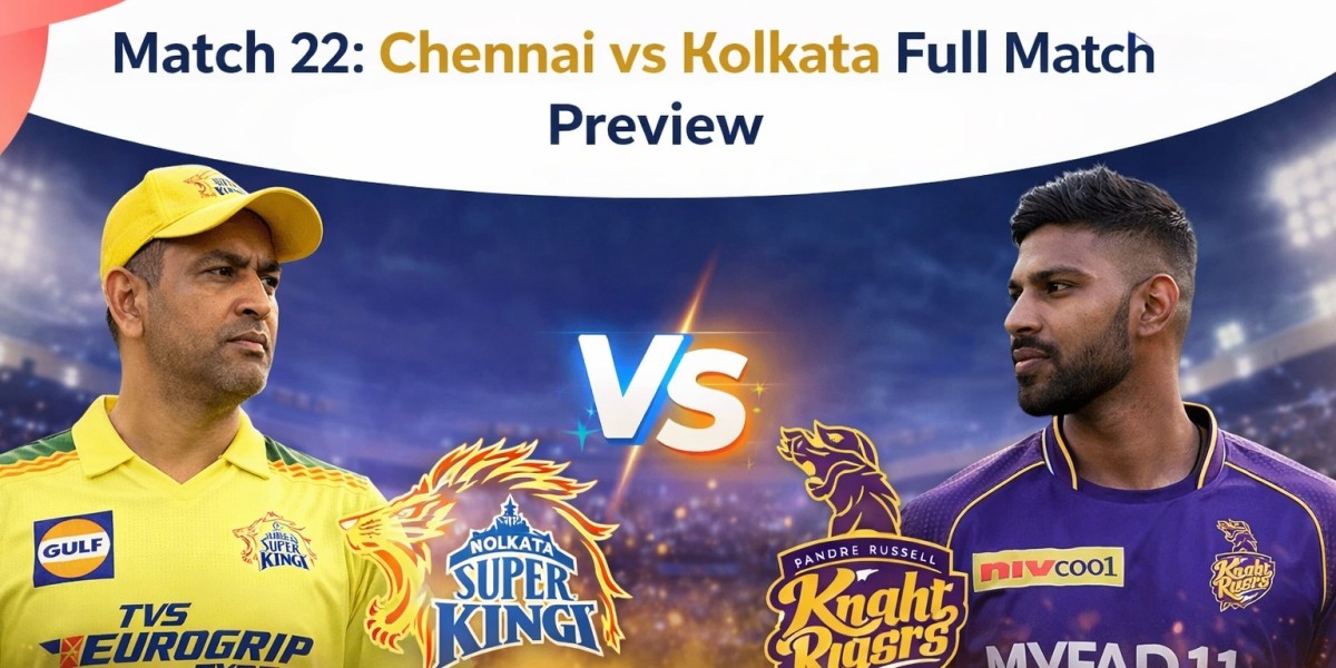 Damangames IPL 2026 Match 22: Chennai vs Kolkata Full Match Preview