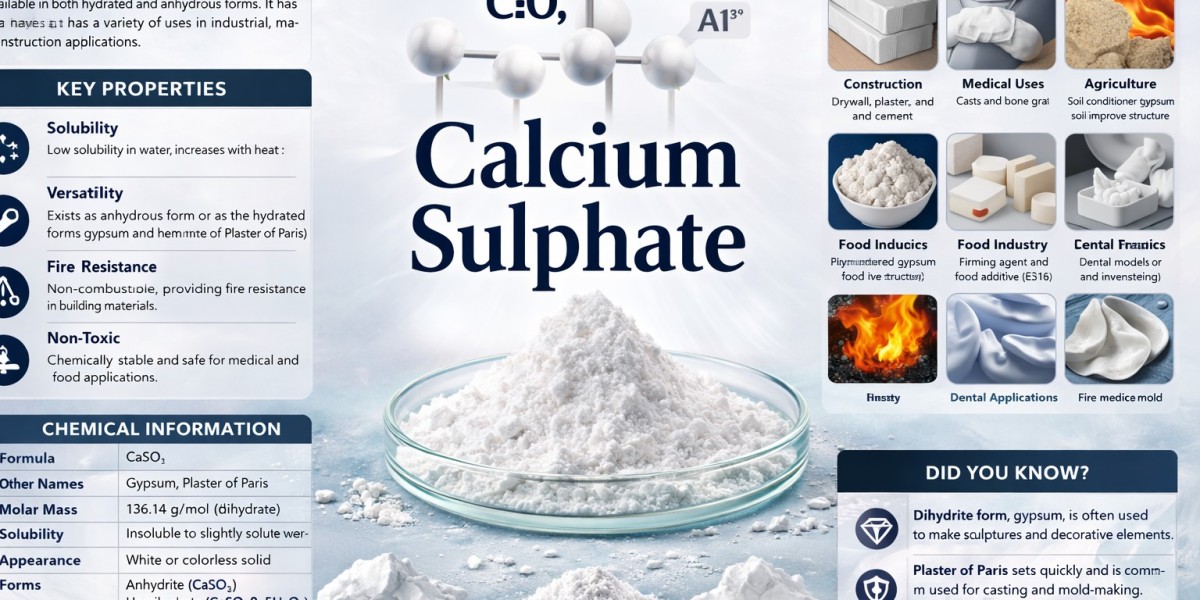 Calcium Sulphate Market by 2034: Segmentation Analysis and Industry Insights