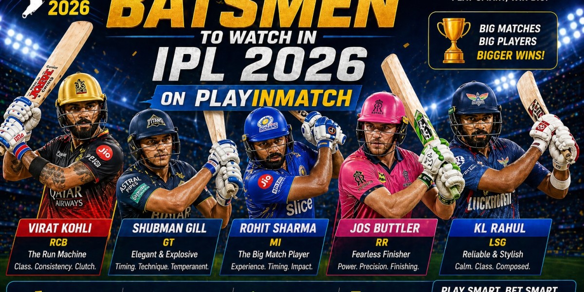 Top Batsmen to Watch in IPL 2026 on Playinmatch