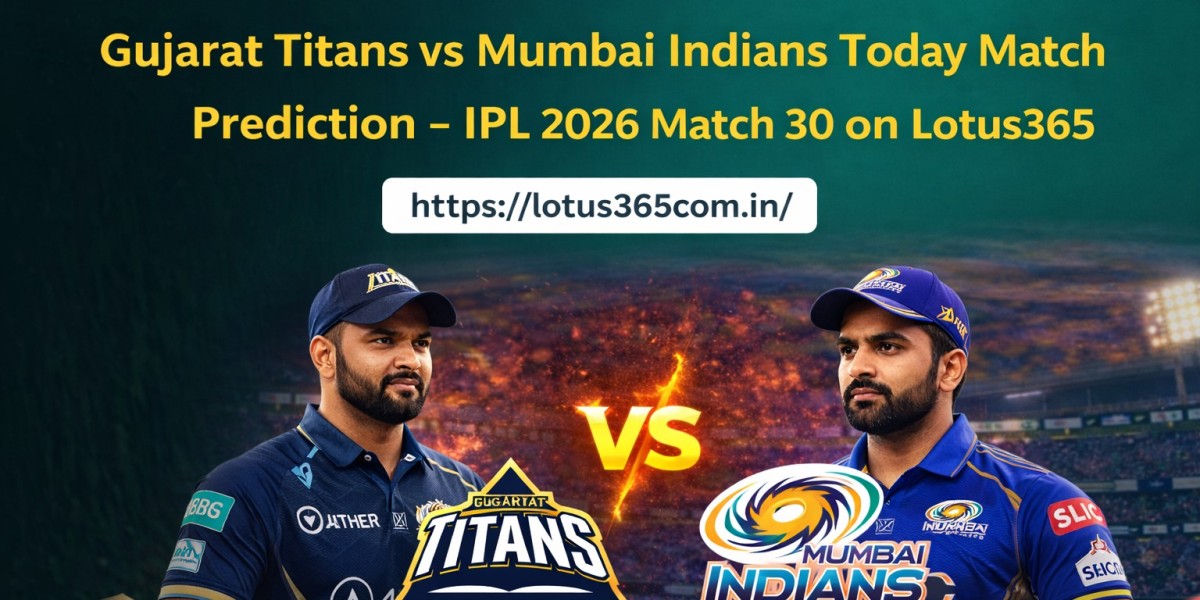 Gujarat Titans vs Mumbai Indians Today Match Prediction – IPL 2026 Match 30 on Lotus365