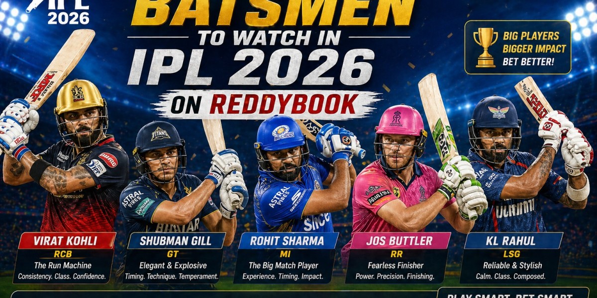 Top Batsmen to Watch in IPL 2026 on ReddyBook