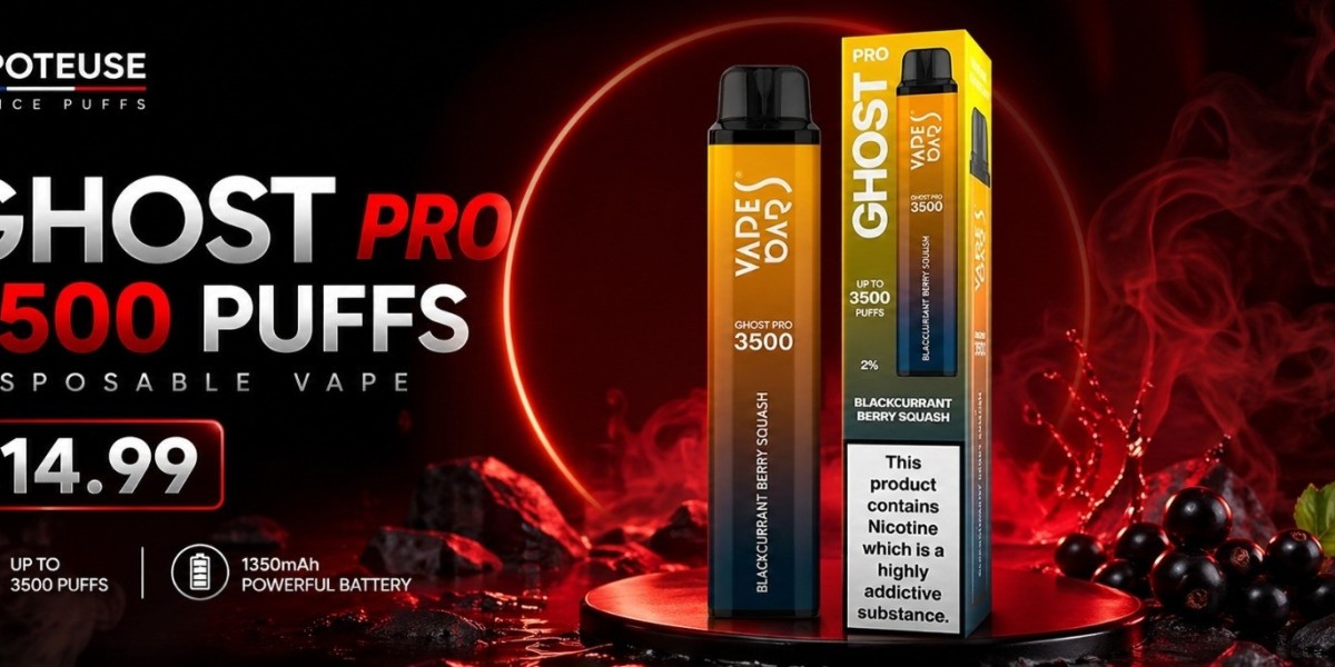 Ghost Pro 3500 Puffs Jetable Vape : la vape compacte et performante pour des saveurs intenses au quotidien