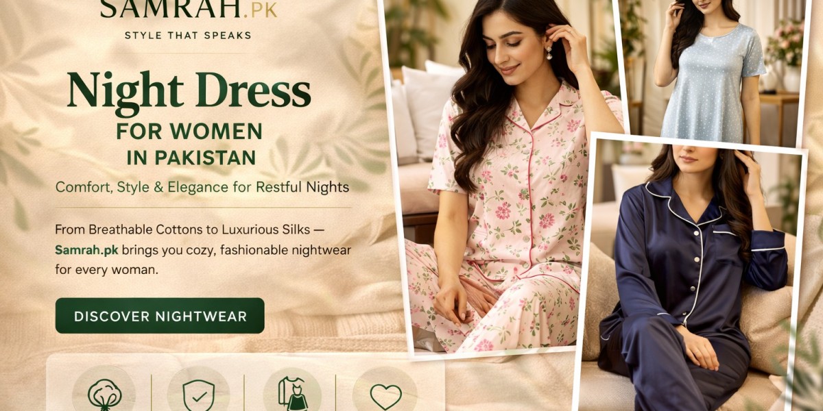 Night Dress for Women in Pakistan: Comfort, Style & Elegance by Samrah.pk