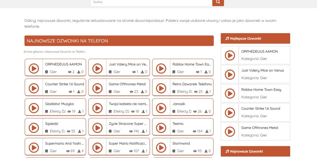 Najnowsze dzwonki na telefon wybór hitów dla każdego użytkownika