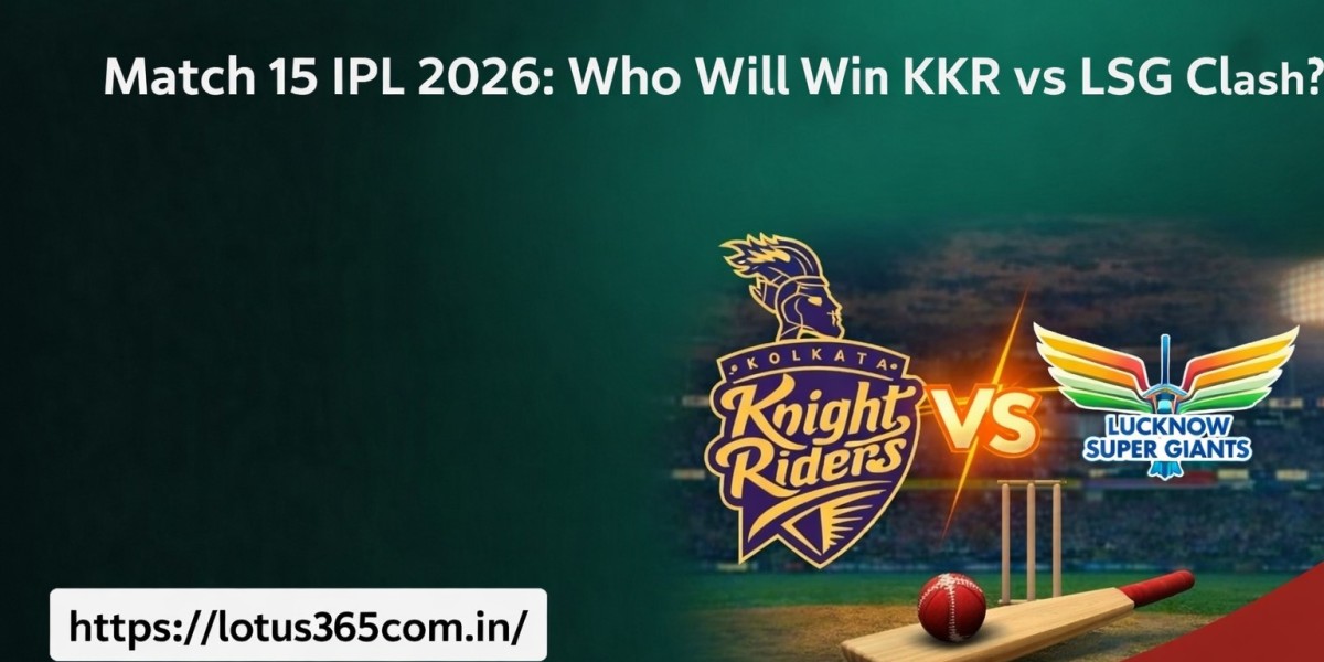 Lotus365 Match 15 IPL 2026: Who Will Win KKR vs LSG Clash?