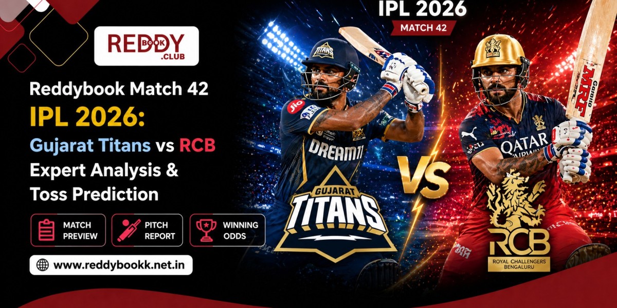 Reddybook Match 42 IPL 2026: Gujarat Titans vs RCB Expert Analysis & Toss Prediction