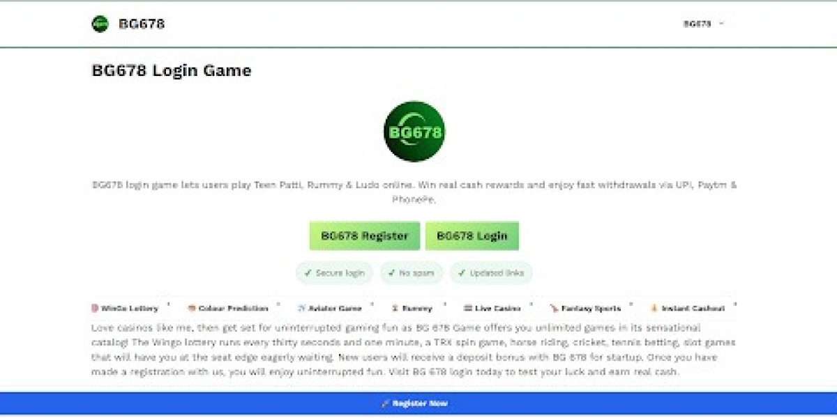 BG678 Login Game