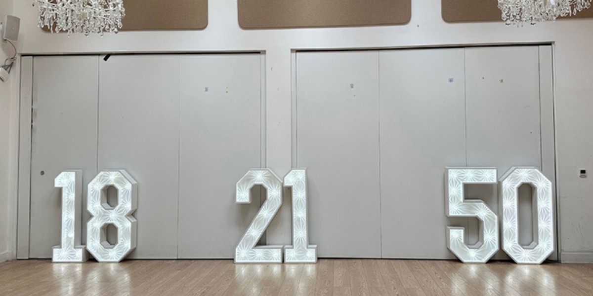 Light Up Numbers and LED Letter Lights Hire for Unforgettable Events
