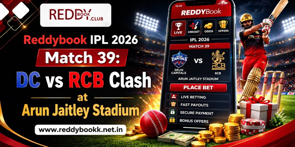 Reddybook IPL 2026 Match 39: DC vs RCB Clash at Arun Jaitley Stadium