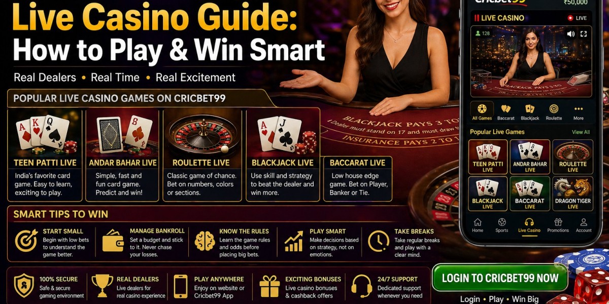 Cricbet99 Live Casino Guide – How to Play & Win Smart