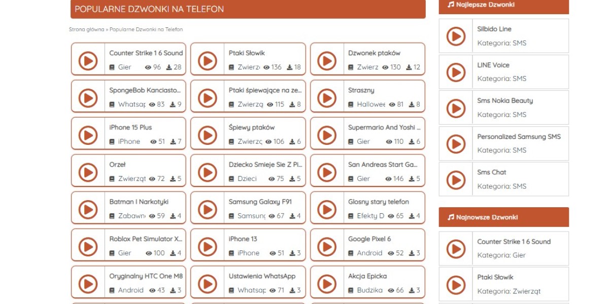 Dzwonki na telefon popularne – wybór hitów dla każdego użytkownika