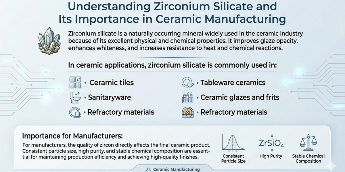 Zircon for Manufacture in Poland: Why Ceramic Producers Choose Indian Zirconium Silicate Suppliers