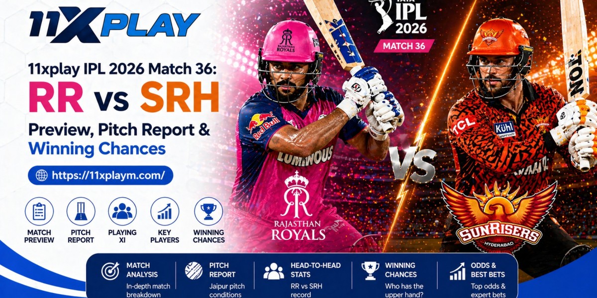 11xplay IPL 2026 Match 36: RR vs SRH Preview, Pitch Report & Winning Chances