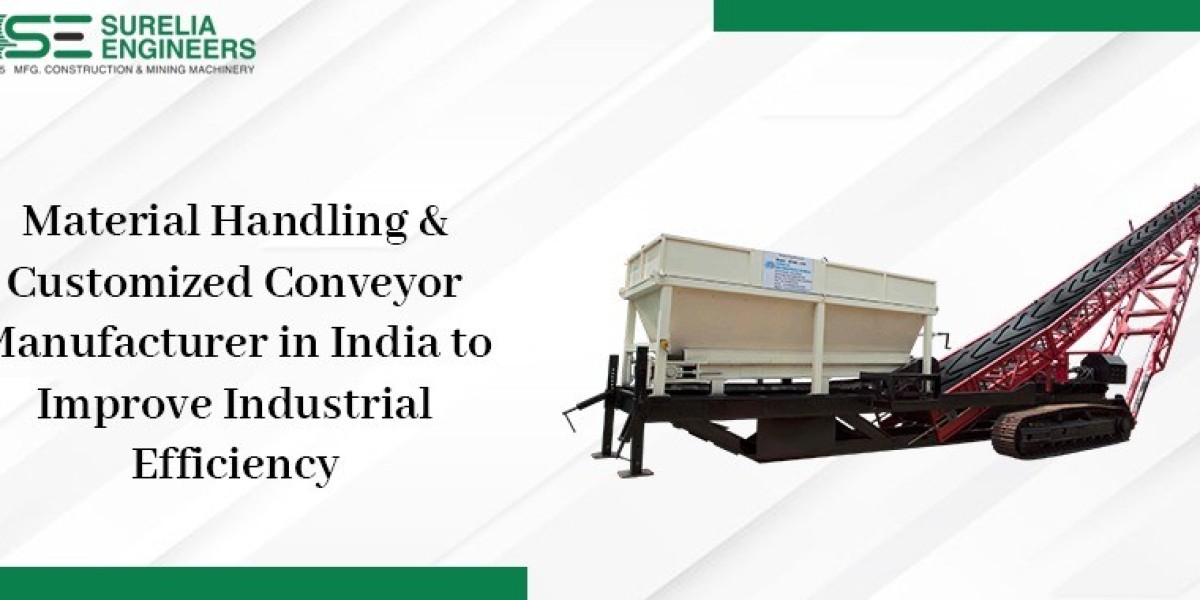 Material Handling & Customized Conveyor Manufacturer in India to Improve Industrial Efficiency