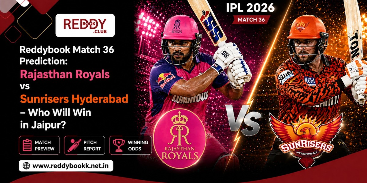 Reddybook Match 36 Prediction: Rajasthan Royals vs Sunrisers Hyderabad – Who Will Win in Jaipur?