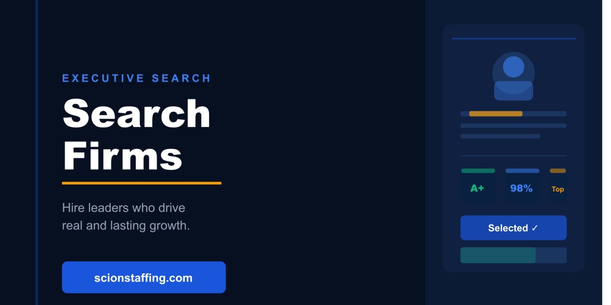 What Executive Search Firms Actually Do — And When Your Company Needs One