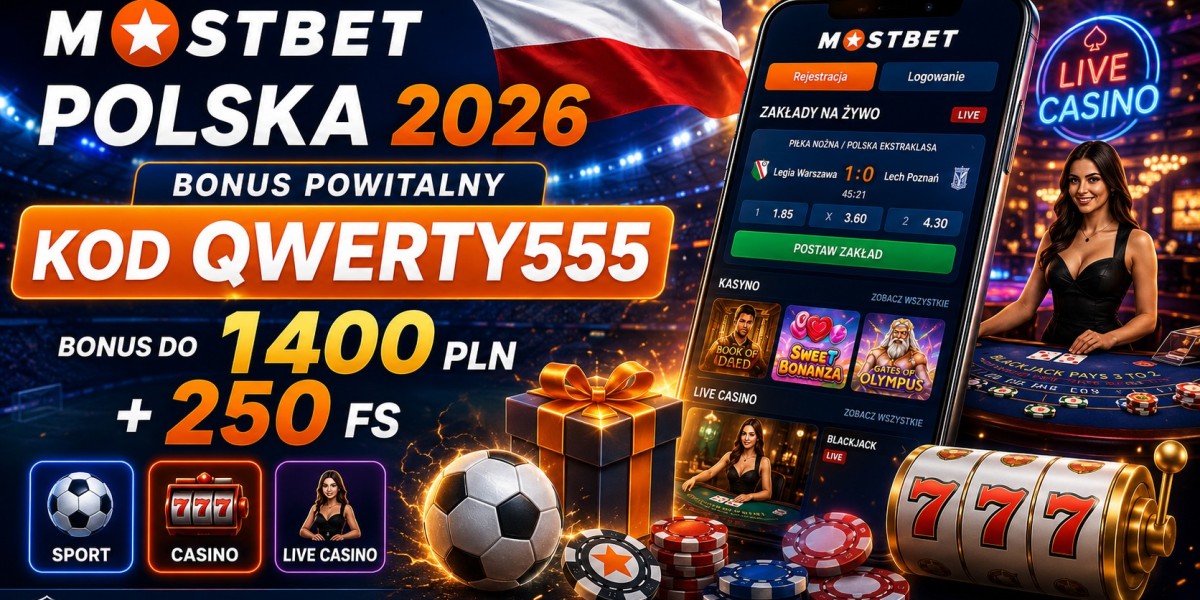 Mostbet Polska 2026 – Kod Bonusowy QWERTY555, Bonus Casino i Darmowe Spiny