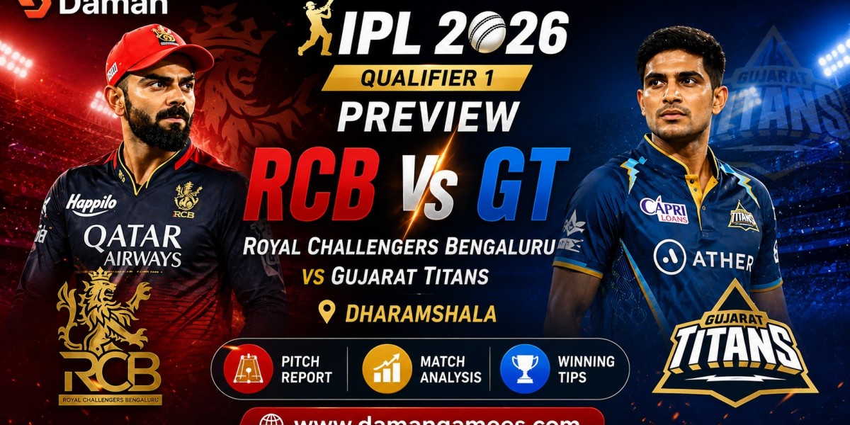Damangames IPL 2026 Qualifier 1 Preview: Royal Challengers Bengaluru vs Gujarat Titans at Dharamshala