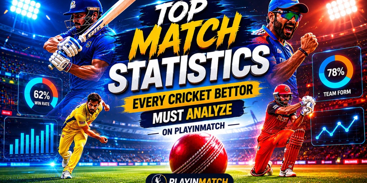Top Match Statistics Every Cricket Bettor Must Analyze on Playinmatch