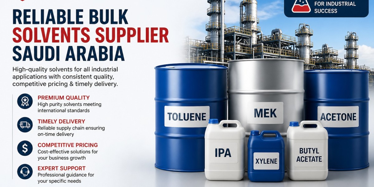 Reliable Bulk Solvents Supplier in Saudi Arabia for Industrial Needs