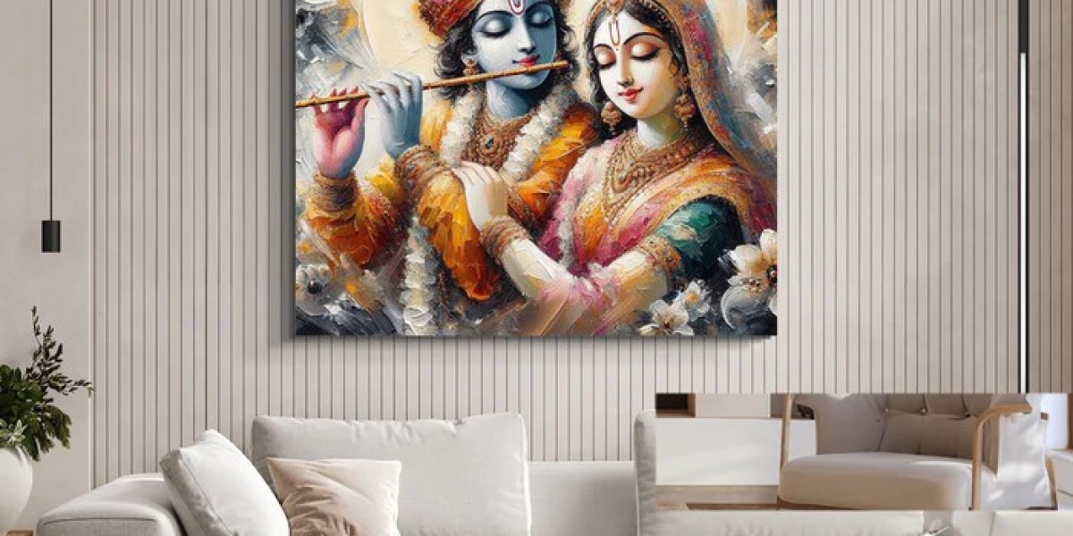 Why Radha Krishna Paintings Bring Spiritual Elegance to Modern Interiors.