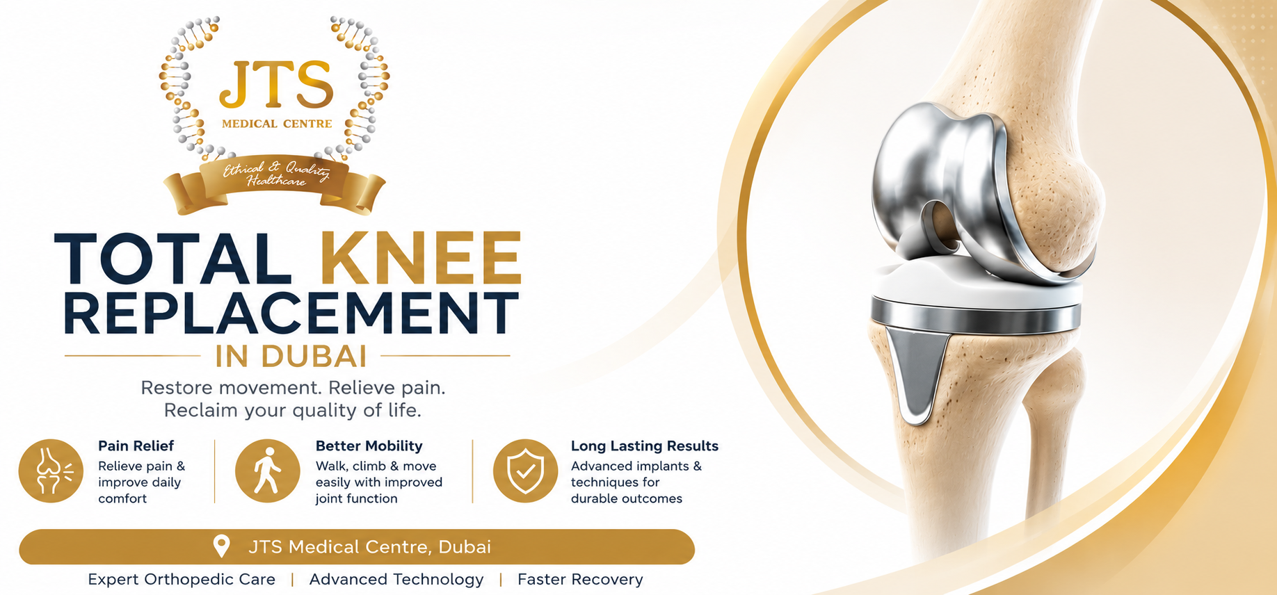 Total Knee Replacement in Dubai: What to Expect Before, During and After Surgery – Medical Centre Dubai