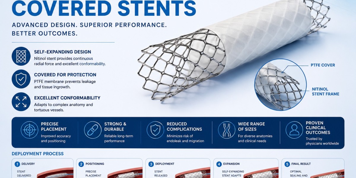 Self-expanding Covered Stents Market To Witness A Significant Growth Of USD 1,091.7 Million By 2033