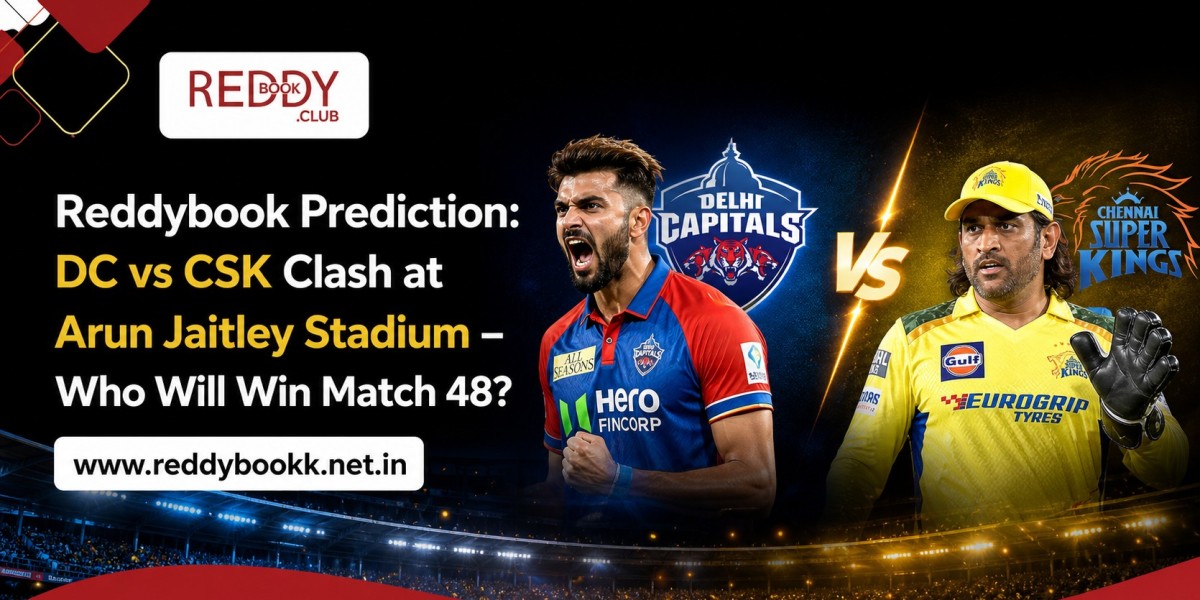 Reddybook Prediction: DC vs CSK Clash at Arun Jaitley Stadium – Who Will Win Match 48?