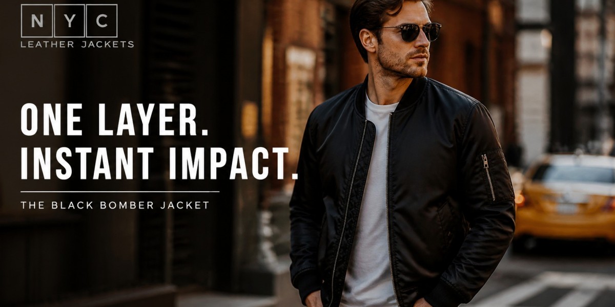 Black Bomber Jacket Men: The One Layer That Instantly Makes Any Outfit Look Better