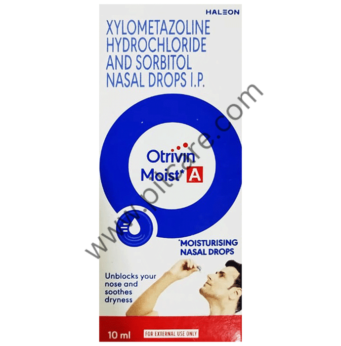 Buy Otrivin Moist A Moisturising Nasal Drops | For Blocked Nose & Dryness 10ML Online at best price