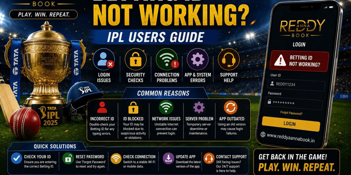 Reddy Anna Book Betting ID Not Working? IPL Users Guide