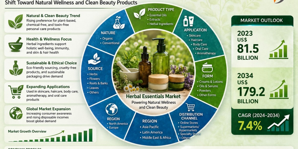 Herbal Essentials Market to Witness Robust Growth Through 2034 as Natural Wellness Trends Gain Momentum