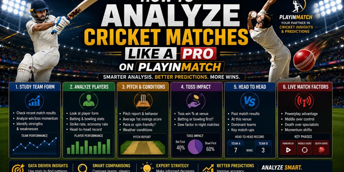 How to Analyze Cricket Matches Like a Pro on Playinmatch