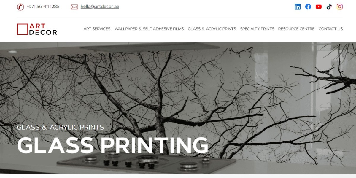 Glass Printing Services UAE | Premium Designs by Art Decor